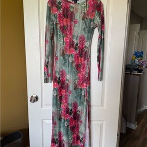 Floral Long Sleeve Dress